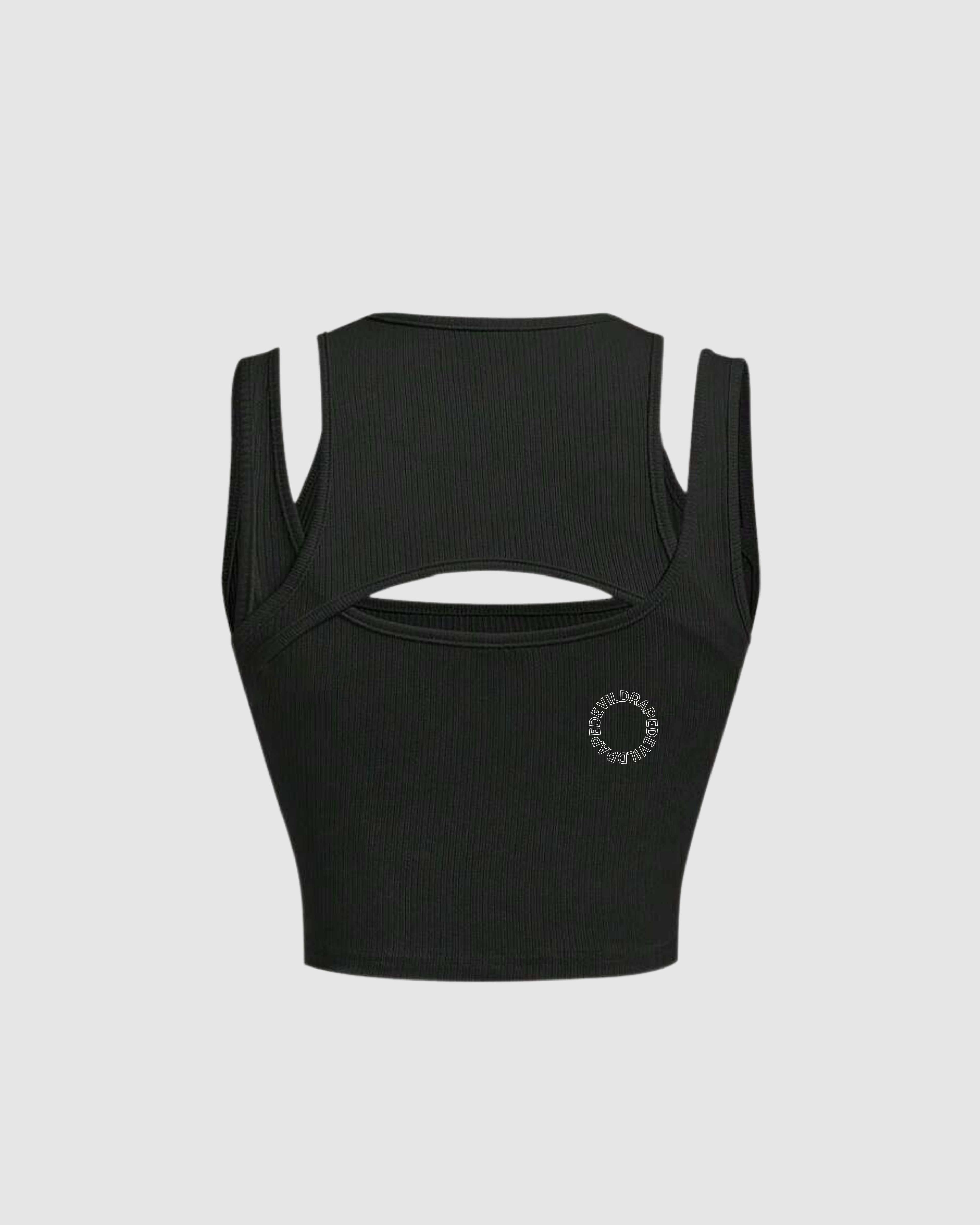 Crop Top Woman Circle