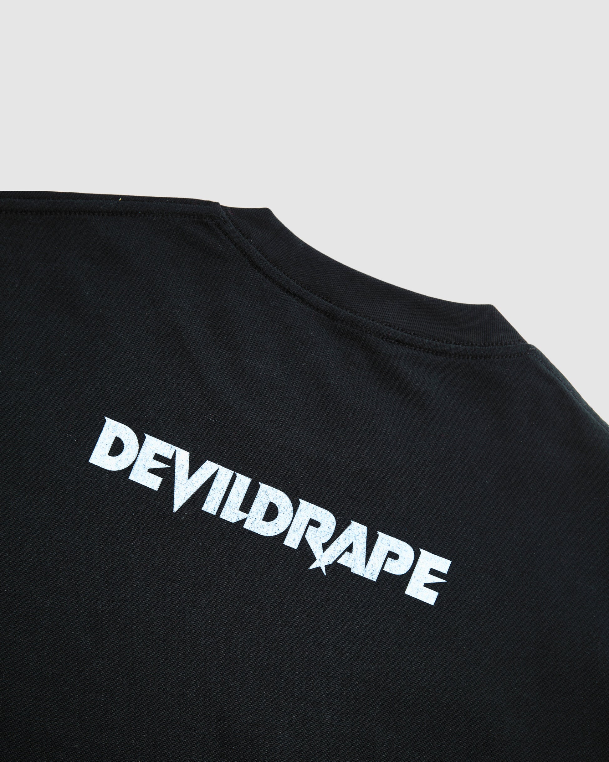 DEVILDRAPE UNISEX OVERSIZE BLACK T-SHIRT DEMON