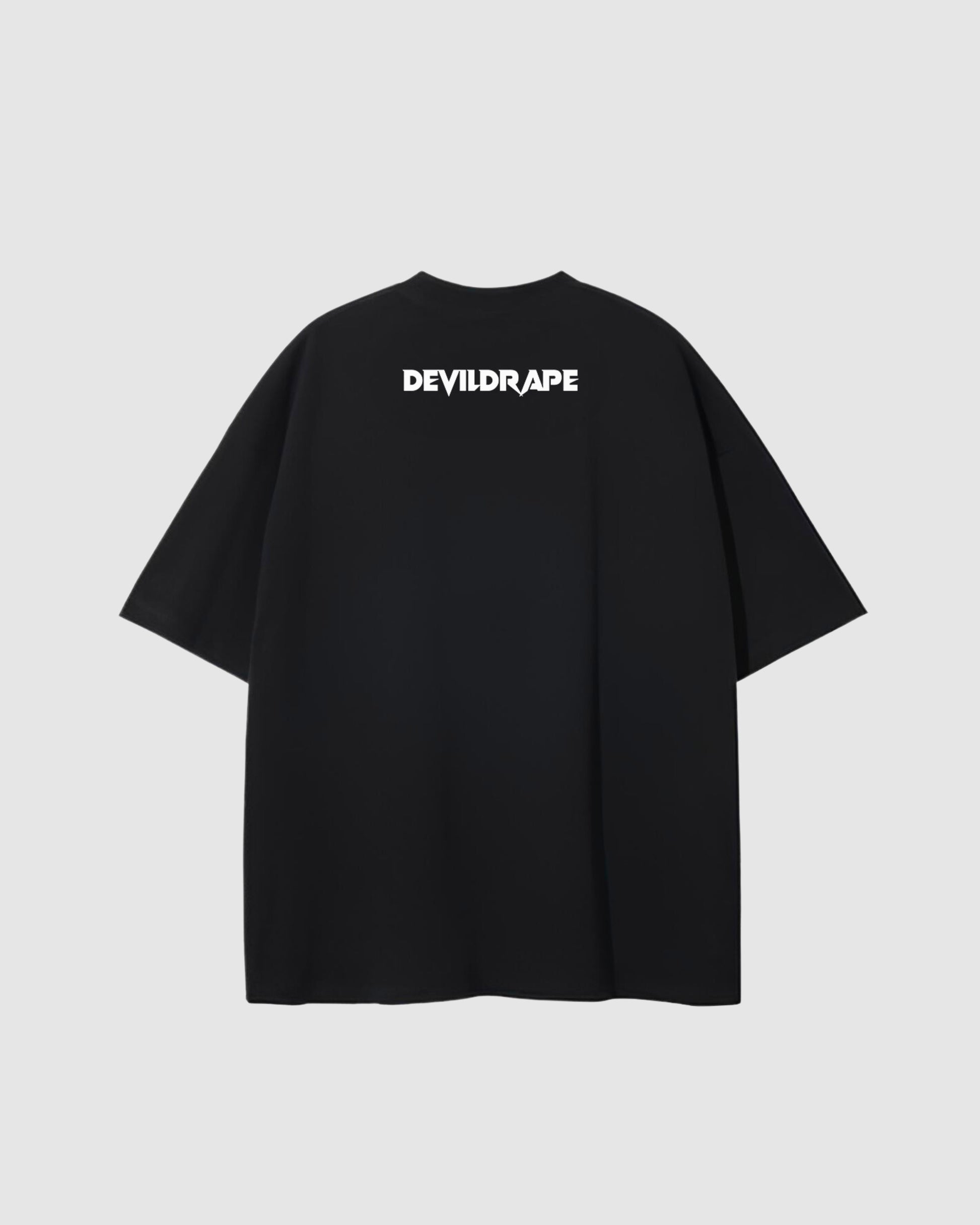 DEVILDRAPE UNISEX OVERSIZE BLACK T-SHIRT DEMON
