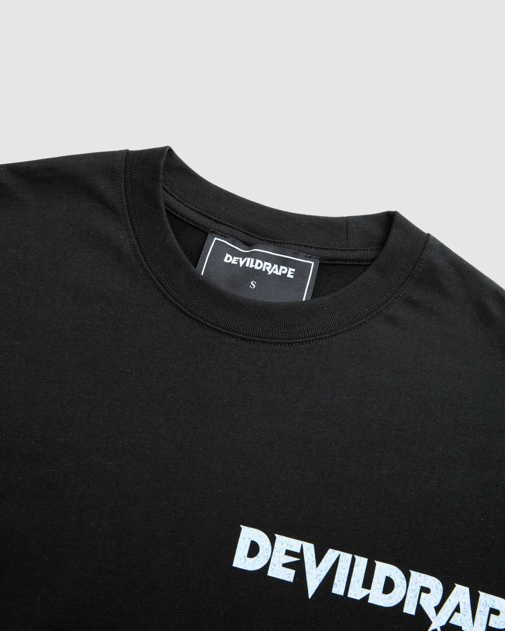 DEVILDRAPE UNISEX OVERSIZE BLACK T-SHIRT ONE