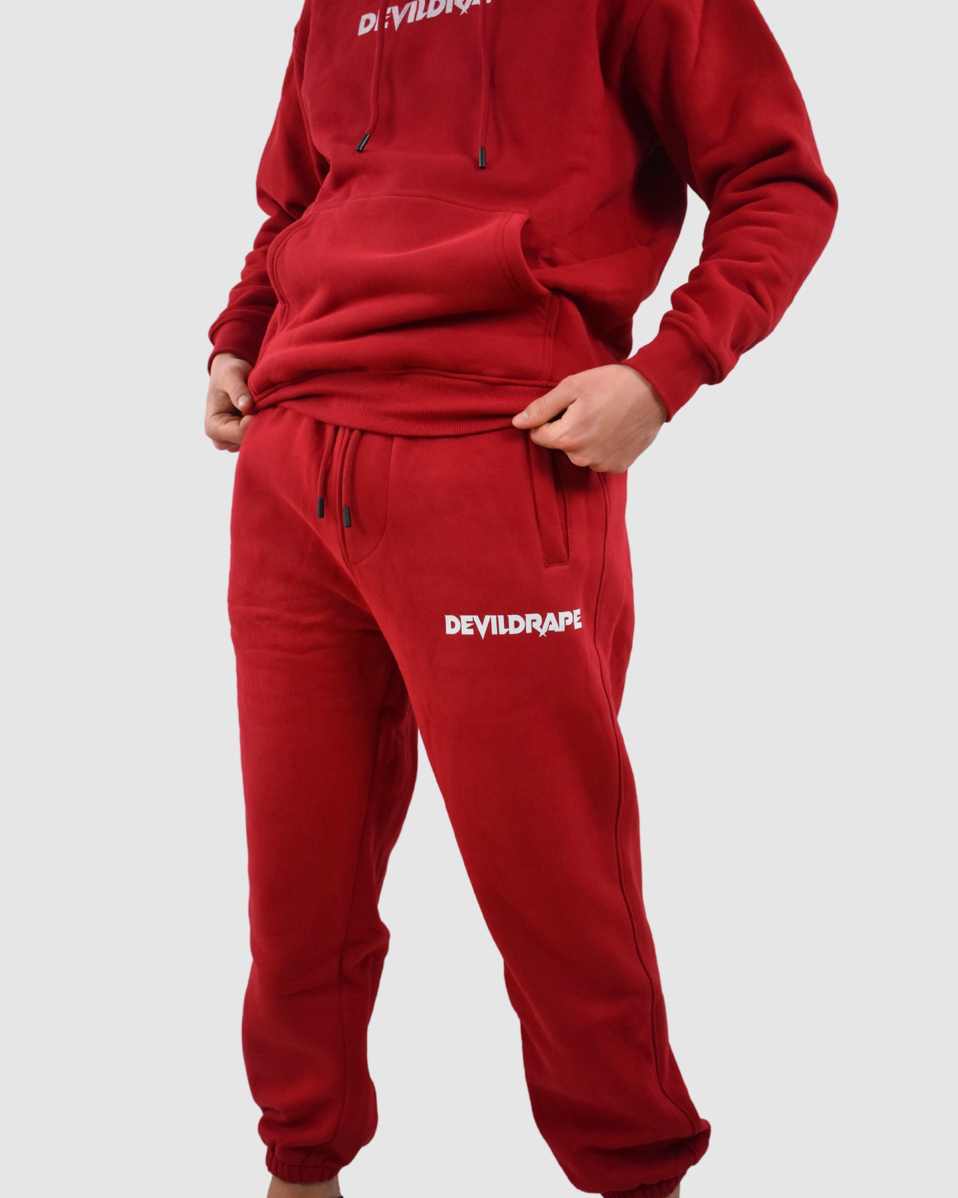DEVILDRAPE UNISEX RED ESSENTIAL SET